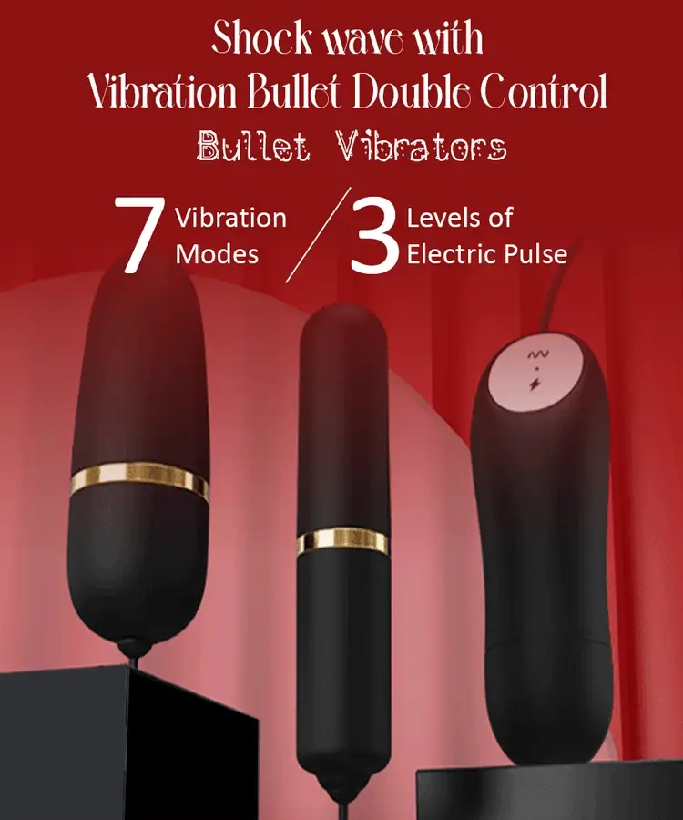 Shock wave with Vibration Bullet Double Control Bullet Vibrators