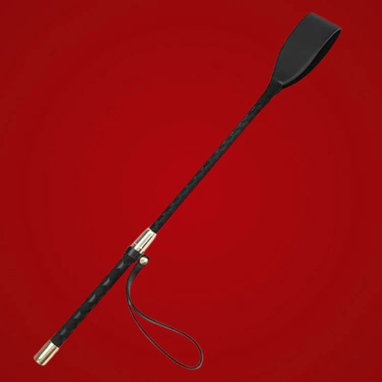 Premium Long Leather Spanking Whip - Image 3