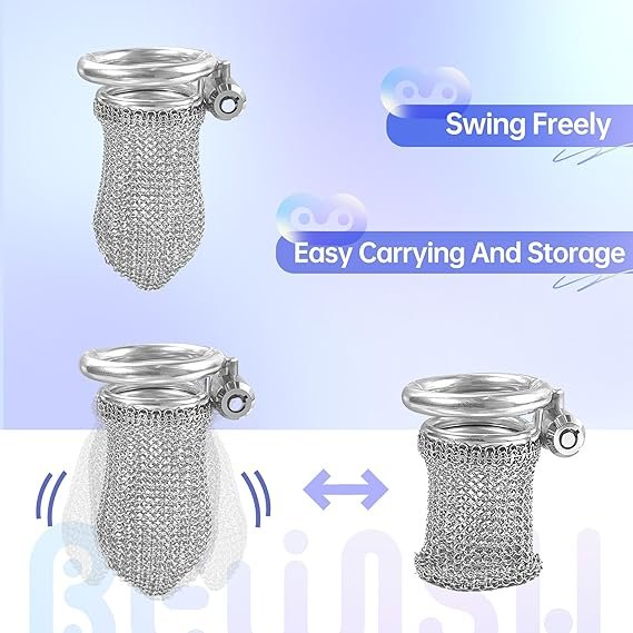 Male Stainless Steel Penis Cage - Image 2