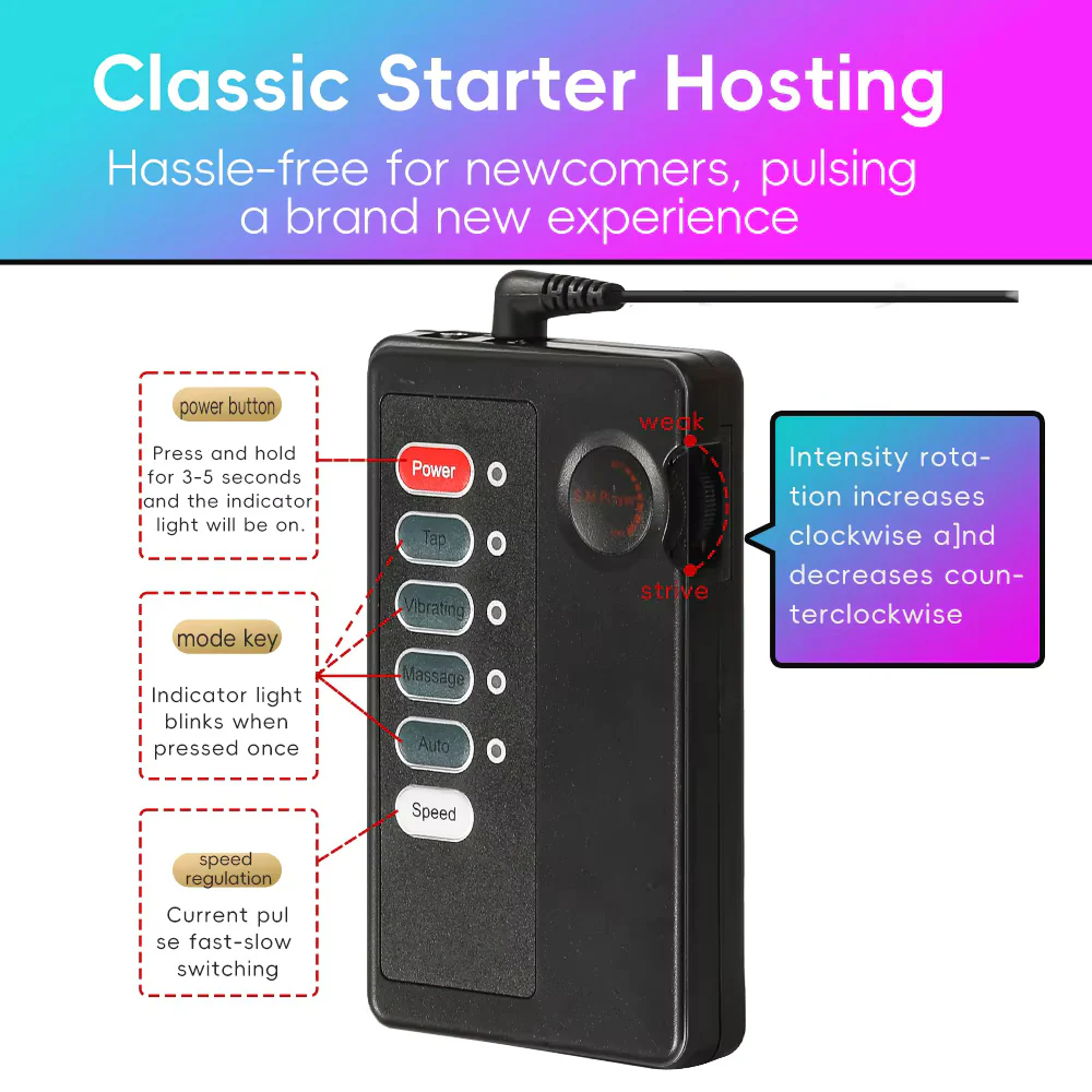 Remote control nipple breast electric shock - Image 2