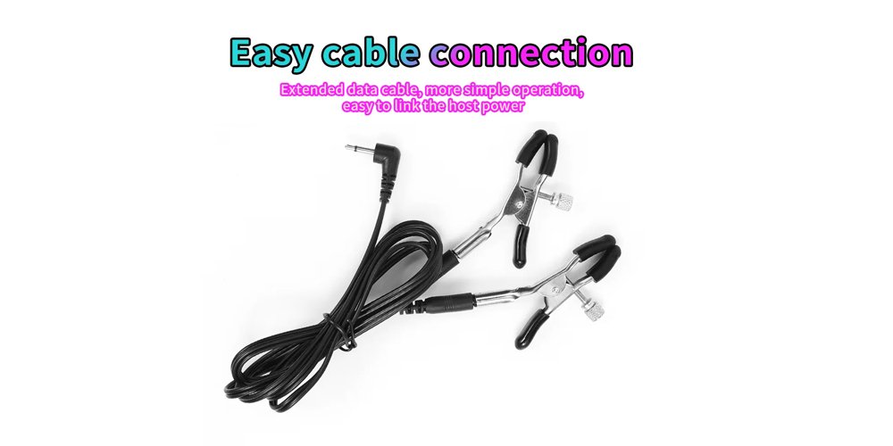 Remote control nipple breast electric shock