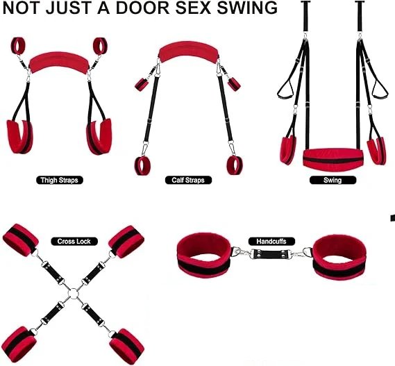 Heavy Quality Door Sling Swing Restraints Set - Image 2