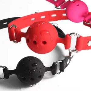 Silicone Gag Adjustable Fetish Ball Mouth