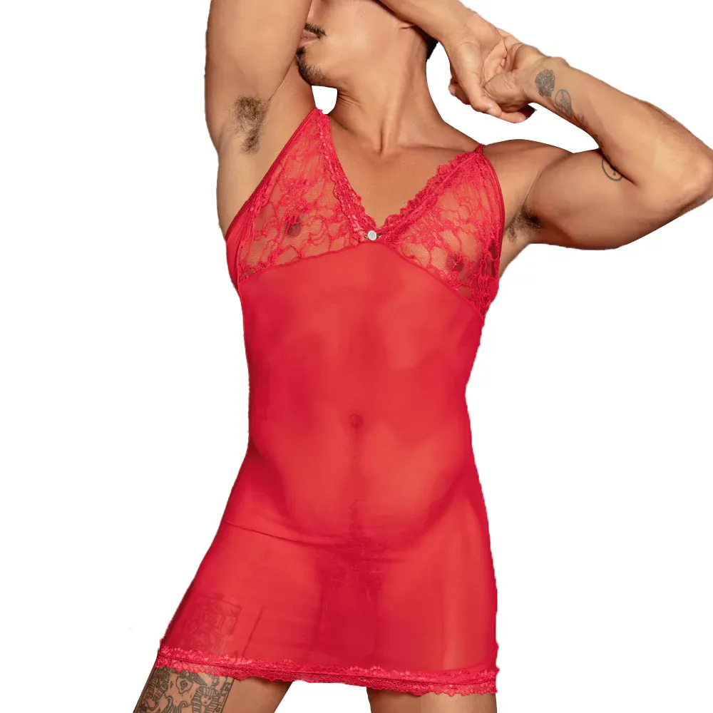 XDresser Lace Babydoll Nightdress