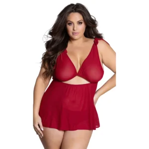 Womens Sexy Front Knot Babydoll Lingerie – 19030