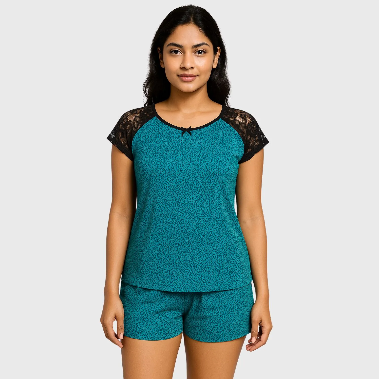 Modal Animal Print Night Suit