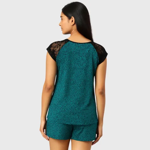 Modal Animal Print Night Suit - Image 2