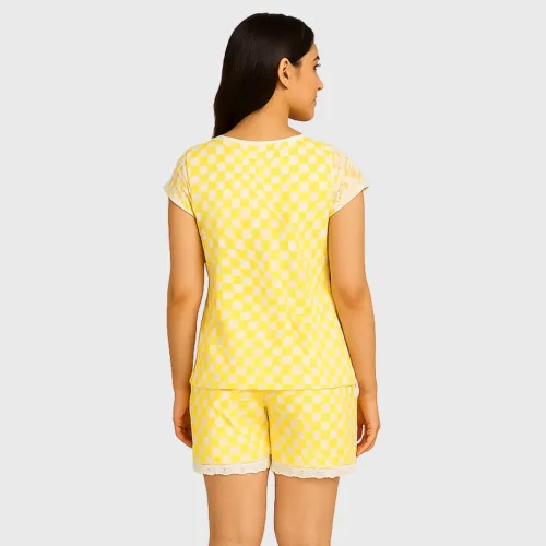 Modal Check Sleepwear for Women - Image 2