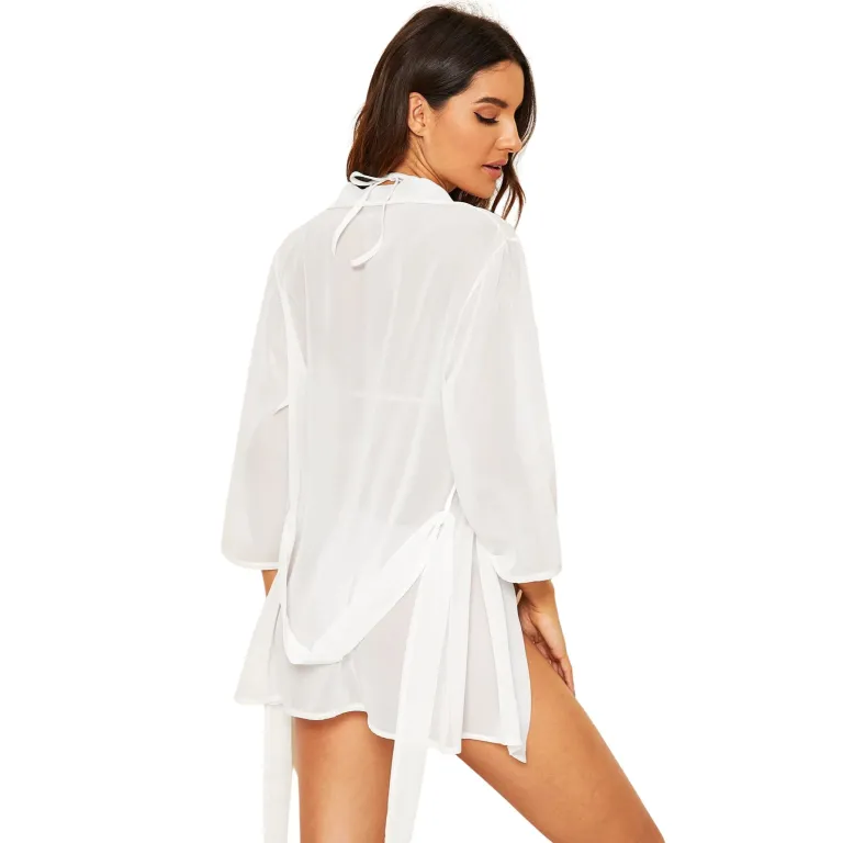Women’s Deep Neck Robes - Image 2